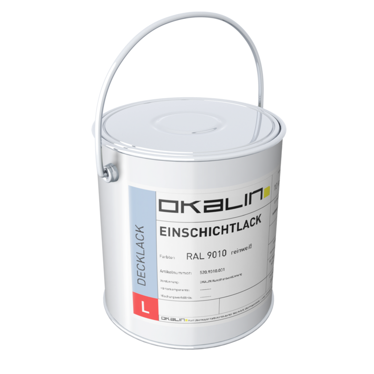 Einschichtlack RAL 9010 seidenglänzend GHS-1