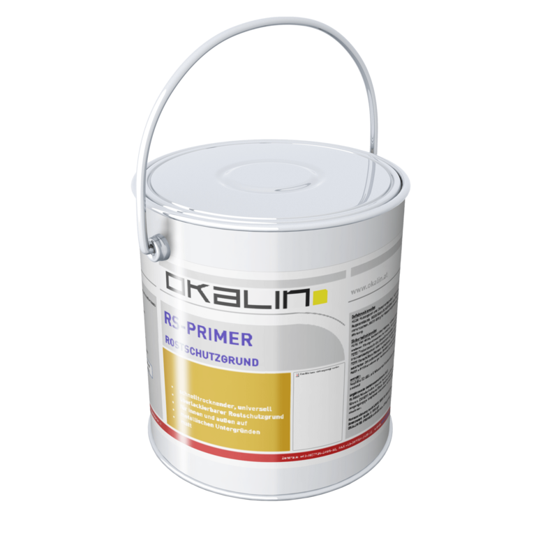 RS-Primer graugrün GHS 11x 32 cm  Etiketten KEIN Umweltgefährdend und KEINE Flamme